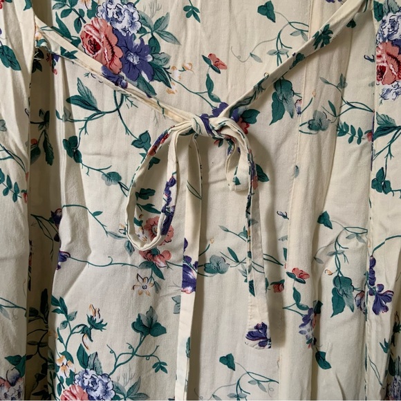 Vintage 90s Women’s Plus Tie Back Floral Dress - Size 42 - Picture 7 of 8